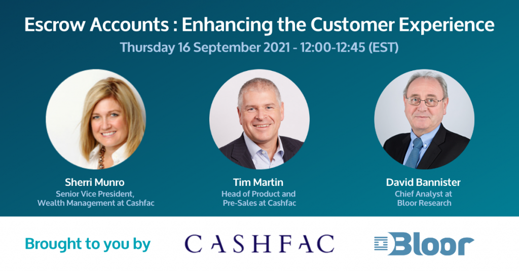 Webinar: Escrow Accounts - Enhancing the Customer Experience